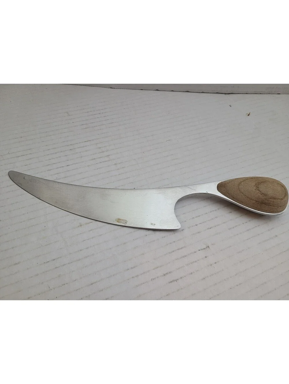 Dansk Vivianna Torun Denmark Vintage Cheese Knife W/ Teak Wooden Inlay MCM